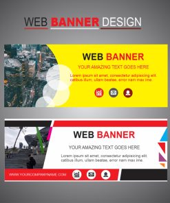 Banner Web vector cdr
